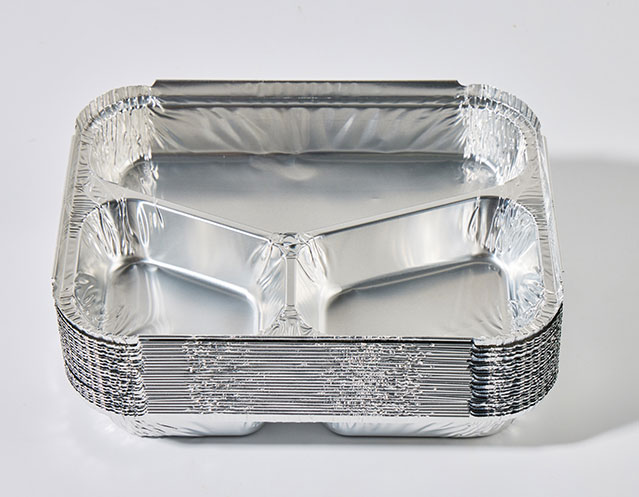 3 Compartment Foil Containers