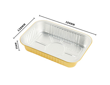 Rectangle Gold Foil Pans