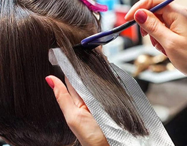 Embossed Hair Aluminum Foil