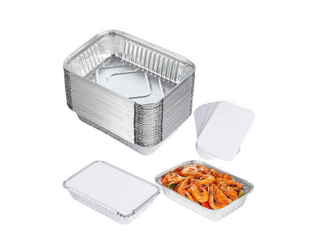 Aluminium Foil Container with Lid