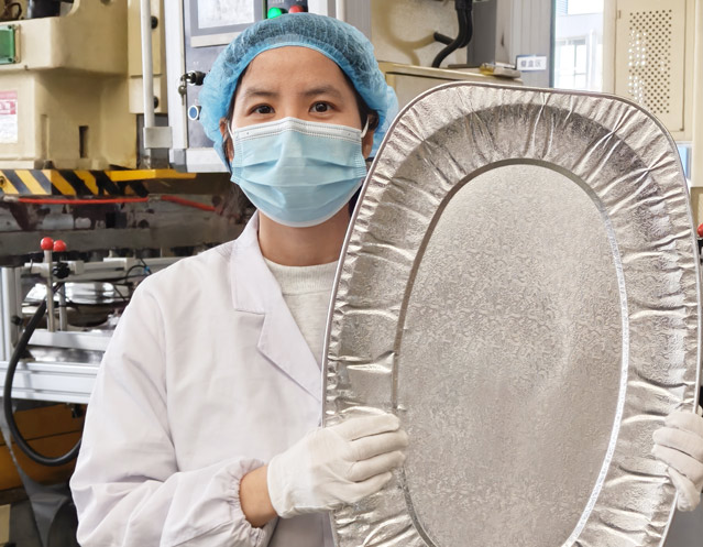 Oval Aluminum Foil Platter