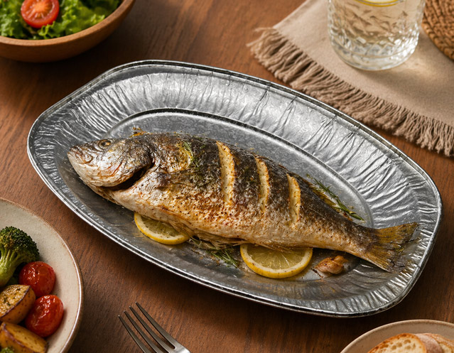 Oval Aluminum Foil Platter