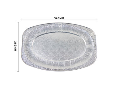 oval food baking foil pan
