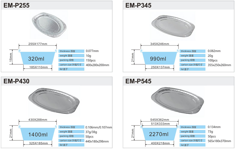 oval foil platter wholesale