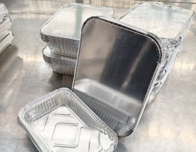 Silver Foil Container