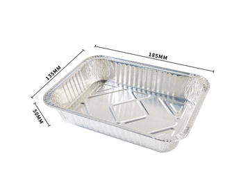 silver foil container