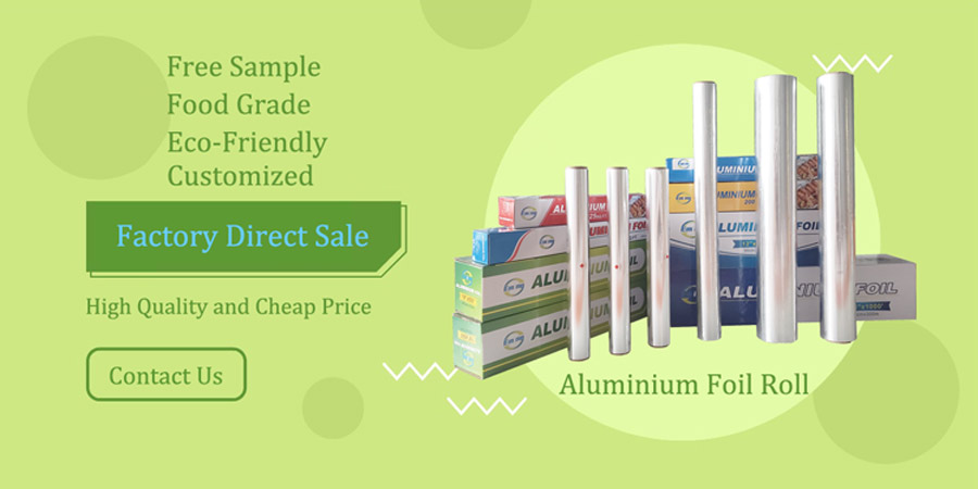Customized Food Packaging Aluminum Foil Roll