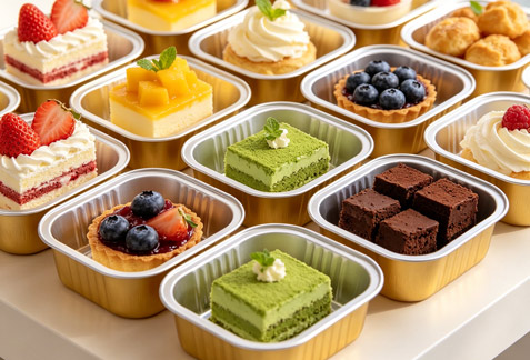 food use square foil pans