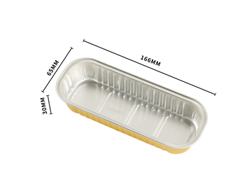 gold foil loaf pan