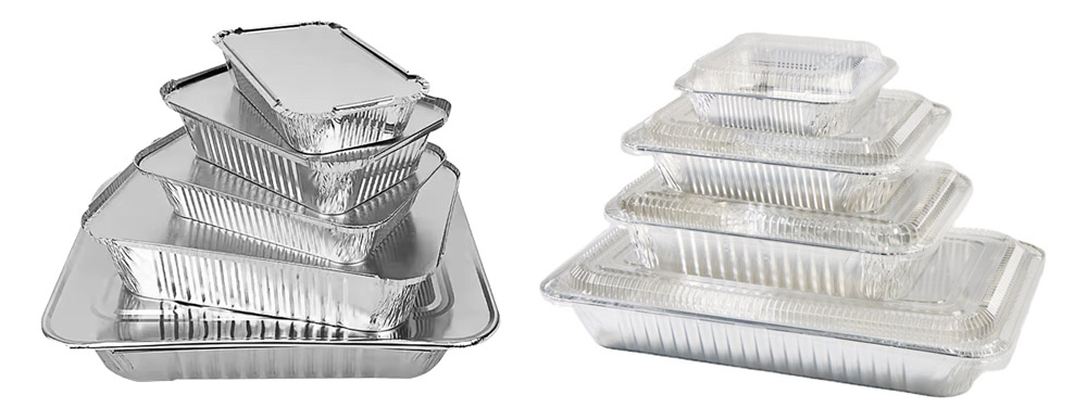 aluminum foil containers with lids